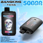 Bang King Twins 50000 Puffs – Kettős ízű, egyszer használatos vape nagykereskedelmi forgalmazásra - Image 3