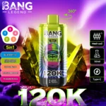 Bang Legend 120K Puffs – 5 az 1-ben Vaping, 120,000 Puff és Több Íz - Image 2