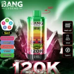 Bang Legend 120K Puffs – 5 az 1-ben Vaping, 120,000 Puff és Több Íz - Image 5