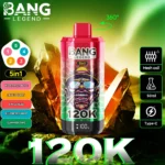 Bang Legend 120K Puffs – 5 az 1-ben Vaping, 120,000 Puff és Több Íz - Image 9