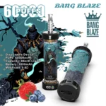 Bang Blaze 60K Shisha | 60,000 Slukk és kristálytiszta egyszer használatos vape - Image 6