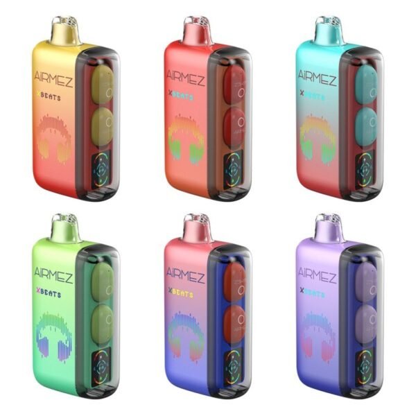 Airmez XBeats 40K – Forradalmi E-Cigaretta Bluetooth Fejhallgatóval és 40,000 Puffal