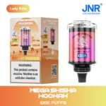 JNR Mega Shisha Hookah 100000 Puff – Nagy Kapacitású Vaping és LED Kijelző - Image 6