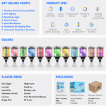 JNR Mega Shisha Hookah 100000 Puff – Nagy Kapacitású Vaping és LED Kijelző - Image 14