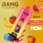 Bang Legend 110K Puffs 3 az 1-ben Vape – Ultra hosszú élettartam, hálós tekercs, Type-C töltés, 12 ízkombó - Image 8