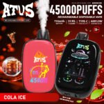 ATVS Smart Touch Screen 45000 Puffs Disposable Vape | Prémium Egyszer Használatos E-cigaretta OLED Képernyővel - Image 3