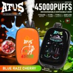 ATVS Smart Touch Screen 45000 Puffs Disposable Vape | Prémium Egyszer Használatos E-cigaretta OLED Képernyővel - Image 4