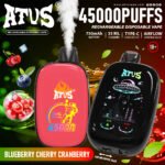 ATVS Smart Touch Screen 45000 Puffs Disposable Vape | Prémium Egyszer Használatos E-cigaretta OLED Képernyővel - Image 9