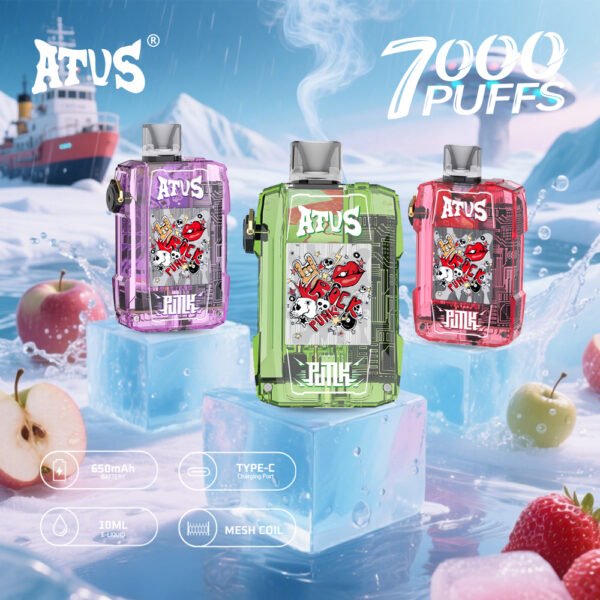 ATVS WARSHIP 7000 Puffs Eldobható Vape – Prémium Vape élmény minden slukkban