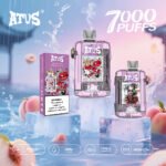 ATVS WARSHIP 7000 Puffs Eldobható Vape – Prémium Vape élmény minden slukkban - Image 9