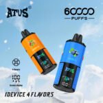 ATVS Warship 60000 Puffs – Prémium Eldobható Vape | 60,000 Puff | 4-in-1 Ízváltó Rendszer | USB Type-C Töltés - Image 13