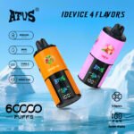 ATVS Warship 60000 Puffs – Prémium Eldobható Vape | 60,000 Puff | 4-in-1 Ízváltó Rendszer | USB Type-C Töltés - Image 11