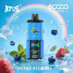 ATVS Warship 60000 Puffs – Prémium Eldobható Vape | 60,000 Puff | 4-in-1 Ízváltó Rendszer | USB Type-C Töltés - Image 10