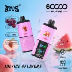 ATVS Warship 60000 Puffs – Prémium Eldobható Vape | 60,000 Puff | 4-in-1 Ízváltó Rendszer | USB Type-C Töltés - Image 5