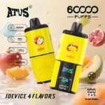 ATVS Warship 60000 Puffs – Prémium Eldobható Vape | 60,000 Puff | 4-in-1 Ízváltó Rendszer | USB Type-C Töltés - Image 7