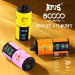 ATVS Warship 60000 Puffs – Prémium Eldobható Vape | 60,000 Puff | 4-in-1 Ízváltó Rendszer | USB Type-C Töltés - Image 2