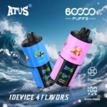 ATVS Warship 60000 Puffs – Prémium Eldobható Vape | 60,000 Puff | 4-in-1 Ízváltó Rendszer | USB Type-C Töltés - Image 15