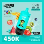 Bang Leader 450K Puffs– 15 az 1-ben újratölthető eldobható vape – Állítható jég hatás, okos kijelző, nagykereskedelmi kiszerelés - Image 4