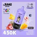 Bang Leader 450K Puffs– 15 az 1-ben újratölthető eldobható vape – Állítható jég hatás, okos kijelző, nagykereskedelmi kiszerelés - Image 2