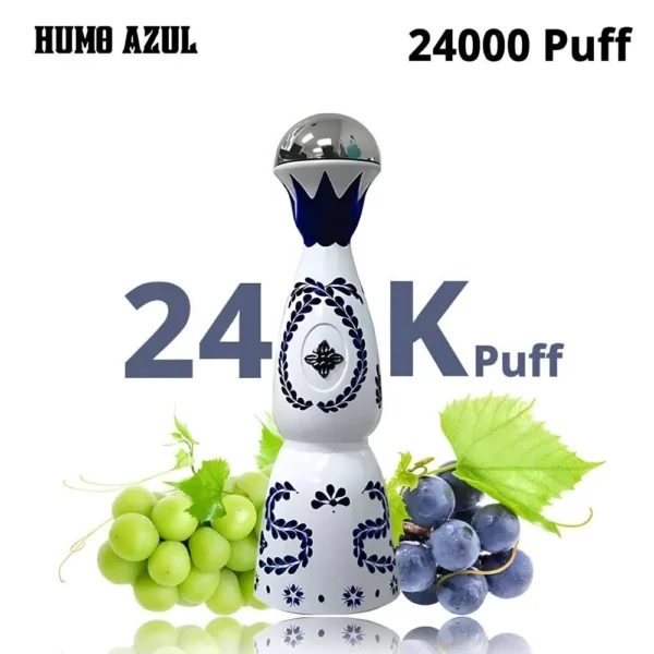 Humo Azul 24000 Puff Tölthető Egyszerhasználatos Vape – Luxus Dizájn, Mesh Coil, 2% Nikotin Só