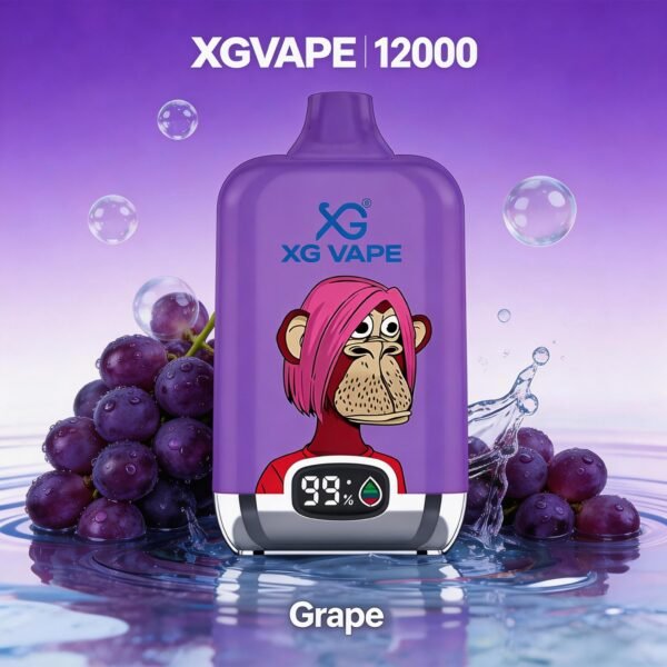 XG VAPE 12000 PUFFS – XG DIGITAL BOX 12000 ÚJRATÖLTHETŐ E-CIGARETTA LED KIJELZŐVEL