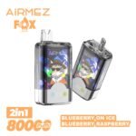 Airmez Fox 2 in 1 80000 Puffs – Kettős Íz LED Kijelzős Eldobható Vape | 80K Puff | Újratölthető | EU Raktár - Image 10