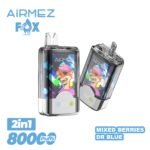 Airmez Fox 2 in 1 80000 Puffs – Kettős Íz LED Kijelzős Eldobható Vape | 80K Puff | Újratölthető | EU Raktár - Image 6
