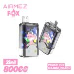 Airmez Fox 2 in 1 80000 Puffs – Kettős Íz LED Kijelzős Eldobható Vape | 80K Puff | Újratölthető | EU Raktár - Image 7