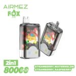 Airmez Fox 2 in 1 80000 Puffs – Kettős Íz LED Kijelzős Eldobható Vape | 80K Puff | Újratölthető | EU Raktár - Image 4