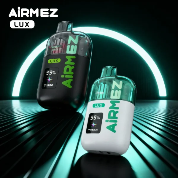 Airmez Lux 60000 Puffs – Boost / Turbo Módos Eldobható Vape | 60K Puff | LED Kijelző | Újratölthető | EU Raktár