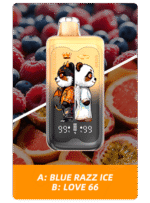Merry Mi Panda Twins 20000 Puffs 2 az 1-ben Eldobható Vape – Két Íz Egy Készülékben - Image 2