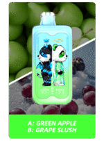 Merry Mi Panda Twins 20000 Puffs 2 az 1-ben Eldobható Vape – Két Íz Egy Készülékben - Image 8
