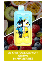 Merry Mi Panda Twins 20000 Puffs 2 az 1-ben Eldobható Vape – Két Íz Egy Készülékben - Image 7