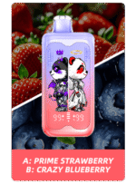 Merry Mi Panda Twins 20000 Puffs 2 az 1-ben Eldobható Vape – Két Íz Egy Készülékben - Image 4