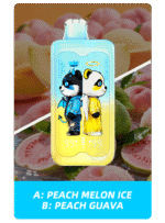 Merry Mi Panda Twins 20000 Puffs 2 az 1-ben Eldobható Vape – Két Íz Egy Készülékben - Image 5