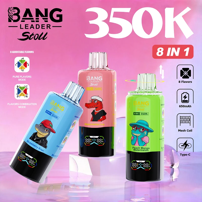 BangLeaderStoll350K-1.webp Bang Leader Stoll 350K 8in1 Eldobható Vape - Image 1