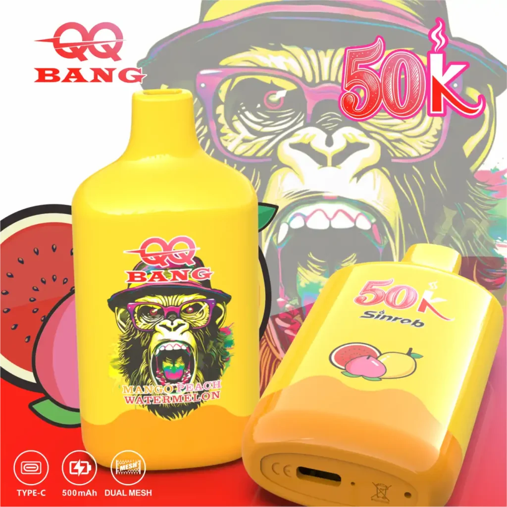 QQ BANG 50000 Puffs Eldobható Vape – 50 000 Puff • Dual Mesh • Újratölthető - VapePurchase