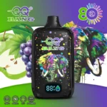 🔥 QQ Bang 80K – 80 000 Puff Eldobható Vape | Type-C Újratölthető, Mesh Coil, LED kijelző - Image 11