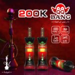 QQ Bang Shisha 200K Puffs – DTL/MTL Eldobható Vape, 200 000 Slukk, Triple Mesh, LCD Kijelző - Image 4