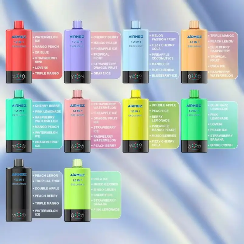 Airmez Exclusive 12 in 1 300K Puffs – a tíz Edition ízösszeállítás és a véletlen opció